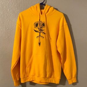 Yellow Flower Sweatshirt